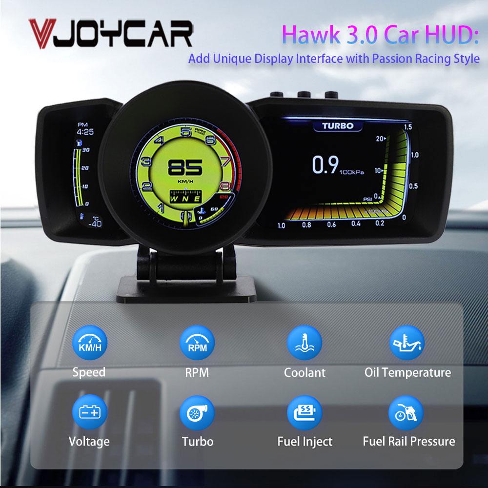 Vjoycar-OBD2  GPS ӵ HUD ڵ º ǻ, 3 ȭ, ٱ, ú  ˶, ڵ ׼